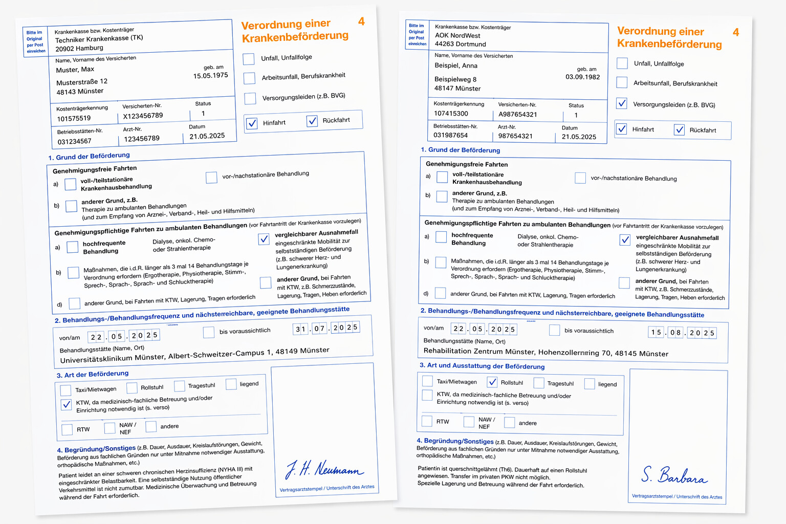 Krankenfahrten